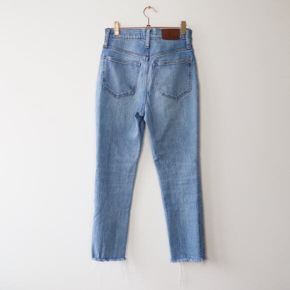 Madewell The Perfect Vintage Jean Distressed 25 Medium Light Wash - Picture 6 of 9